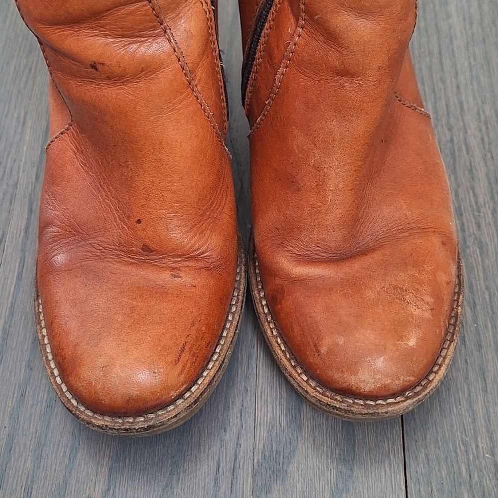 FY2K Leather Platform Ankle Boots 7 - Picture 3 of 11